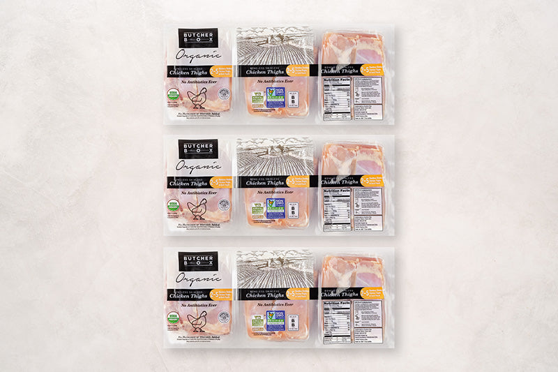 Boneless Chicken Thighs 3 Pack