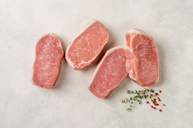 Crate-Free Boneless Pork Chops