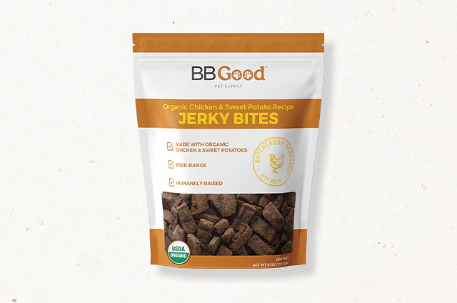 Organic Chicken & Sweet Potato Jerky Dog Treats