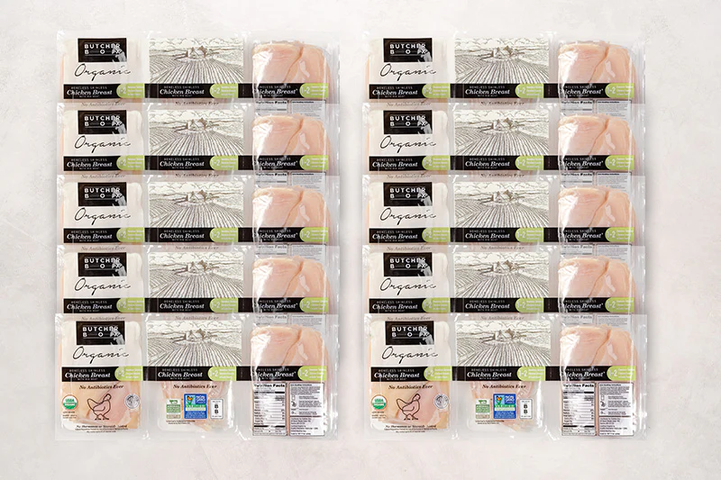 Organic Free-Range Boneless Skinless Chicken Breasts Mega Blast